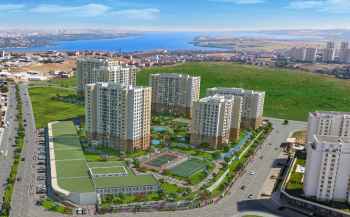 شقق للبيع في بهجة شهير اسطنبول الأوروبية، في مجمع سكني بإطلالة بحرية، ويعتبر فرصة للحصول على الجنسية التركية عبر الاستثمار العقاري